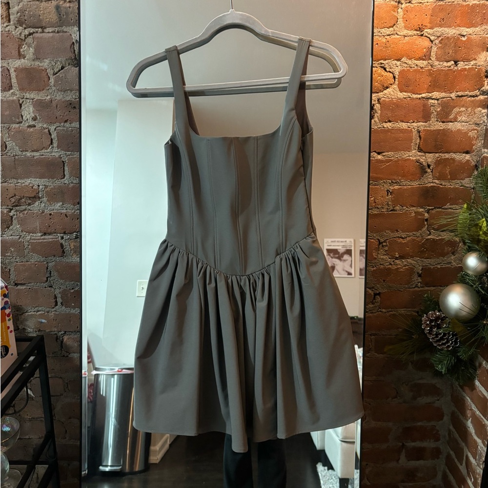 Zara Gray Mini Dress